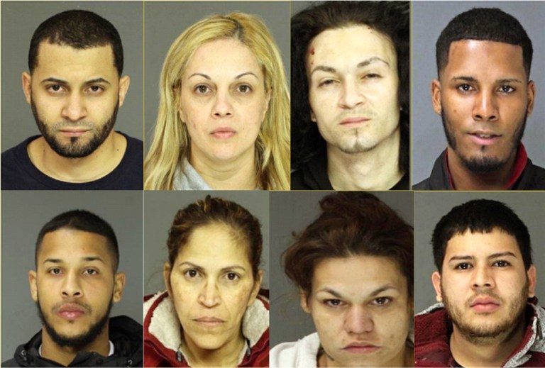 Acusan a diez integrantes de banda dominico boricua por asesinatos y tráfico de drogas en Pensilvania