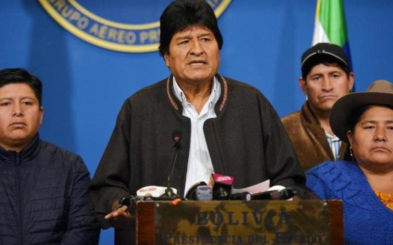 México ofrece asilo político a Evo Morales tras renunciar de la Presidencia de Bolivia