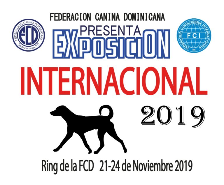 La Federación Canina Dominicana invita a su Exposición Canina Internacional 2019.