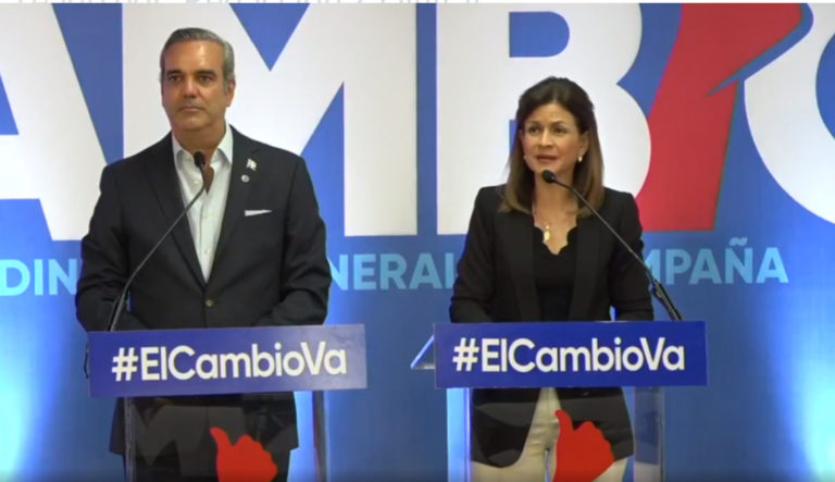 Luis Abinader anuncia a Raquel Peña como su candidata a la Vicepresidencia