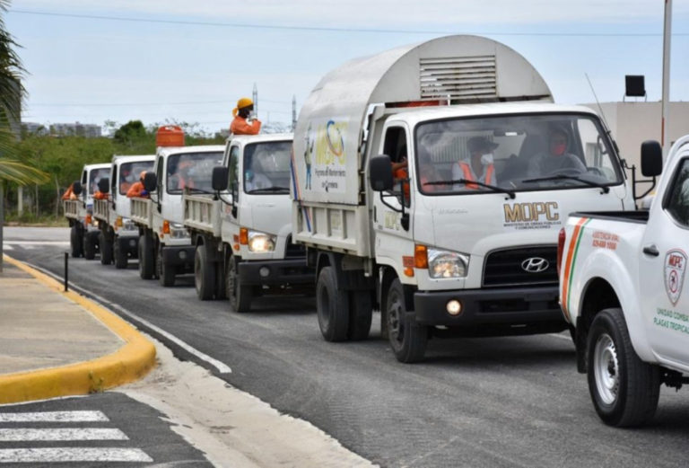 MOPC desinfecta y acondiciona locales para habilitar área de aislamiento