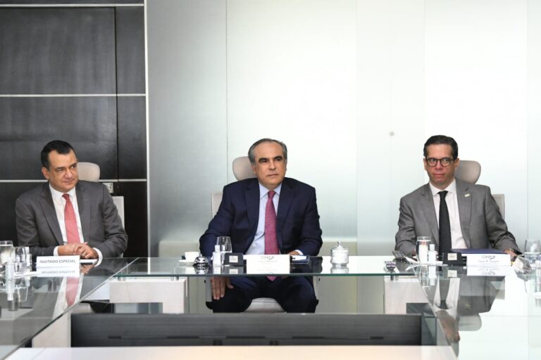El Pleno de la Junta Central Electoral se reúne con los directivos del Consejo Nacional de la Empresa Privada (CONEP)