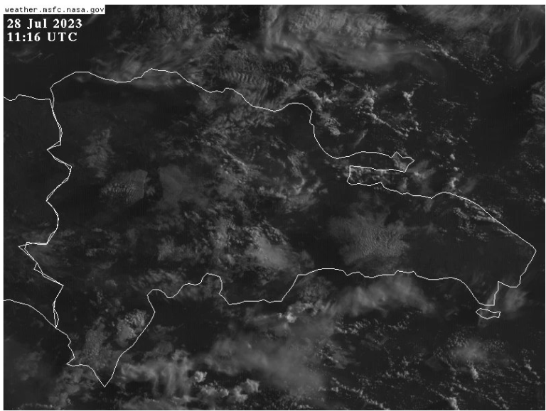 ONAMET informa que habrán aguaceros aislados por vaguada y se descontinúan las alertas meteorológicas