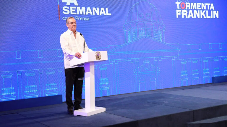 Presidente Abinader informa Gobierno ha incurrido hasta el momento en gastos por más de RD 5,000 millones por daños de tormenta Franklin