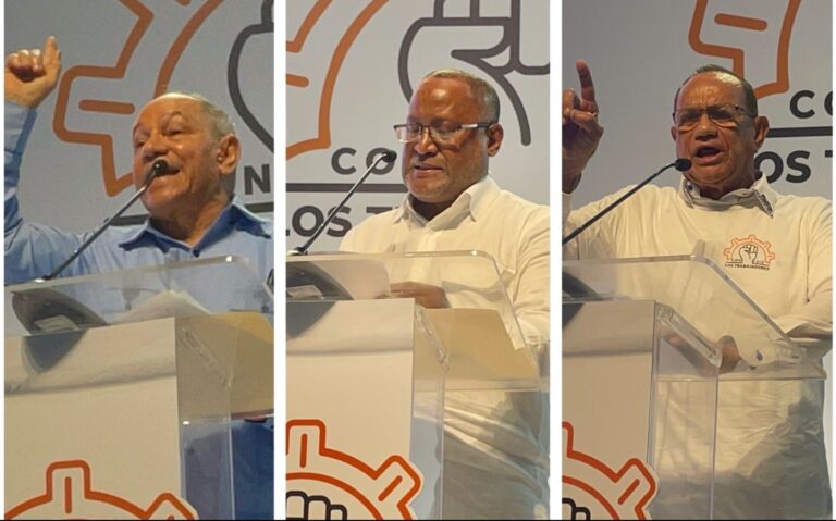 Principales dirigentes sindícales se unen para respaldar la reelección de Abinader