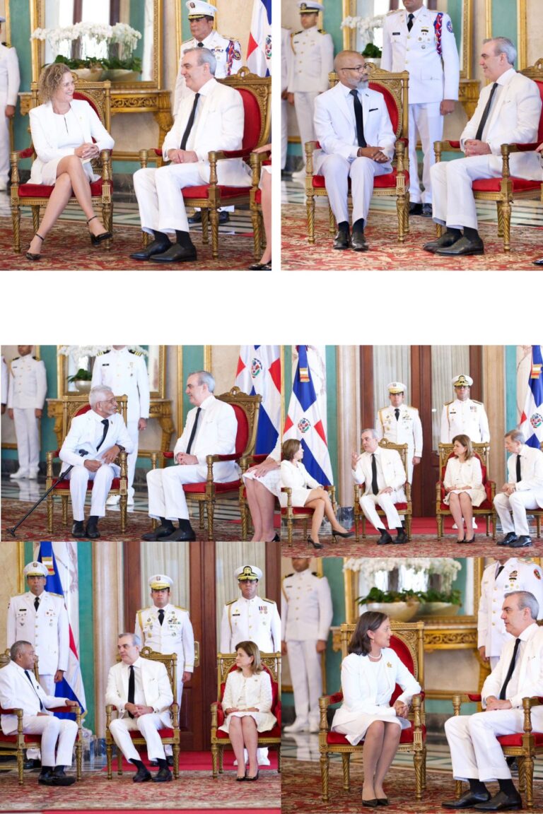 Presidente Luis Abinader recibe cartas credenciales de seis nuevos embajadores