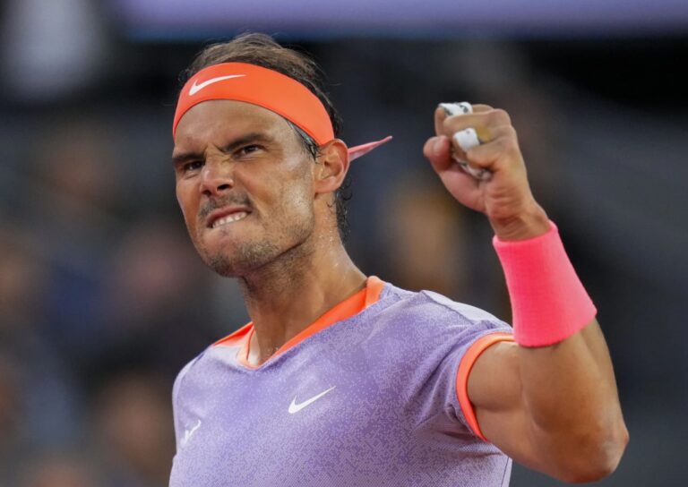 Nadal se embarca hacia Roma tras una semana ‘positiva’ en Madrid