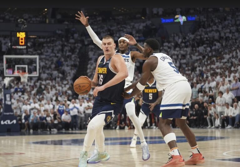 Nuggets igualan 2-2 la serie ante Timberwolves con triunfo 115-107 de la mano de Jokic y Gordon