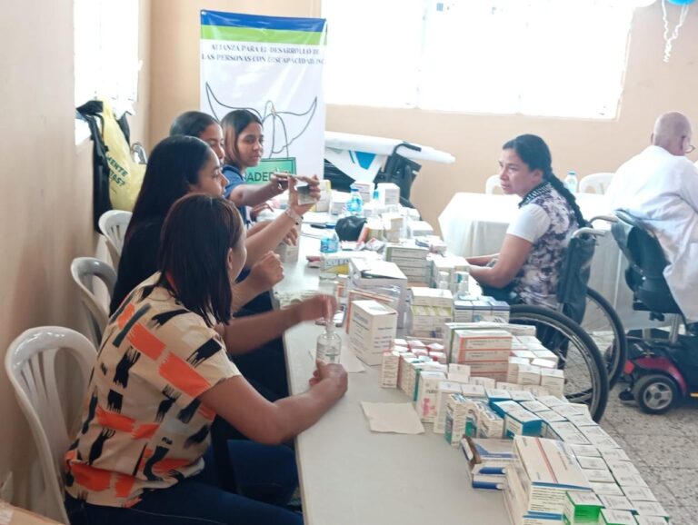 Movimiento Nacional de Personas con Discapacidad realiza operativo médico y garantiza inclusión en planes sociales
