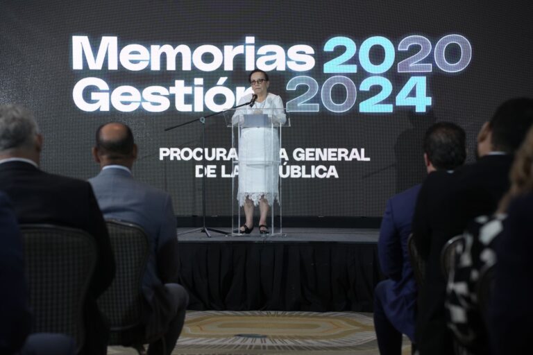 Procuradora General de R.D presenta «Memoria de Gestión 2020-2024»