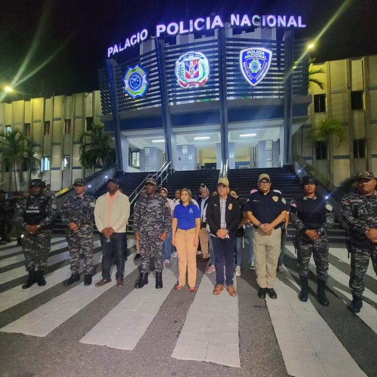 Fiscalía del Distrito Nacional encabeza operativos preventivos en varios sectores de la capital durante el fin de semana