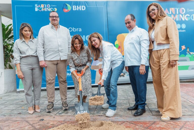 Banco BHD y Alcaldía del DN inician construcción de sala de lactancia en el parque Iberoamérica
