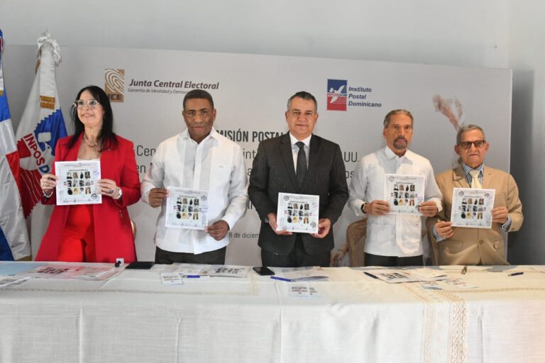 Ponen a circular sello postal por los centenarios del fin de la intervención norteamericana y de las primeras elecciones arbitradas por JCE