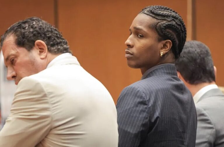 El rapero A$AP Rocky, absuelto en el juicio por disparar a un excolaborador en Hollywood