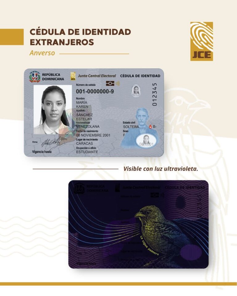 Conoce el cronograma de renovación de cédula