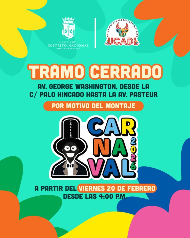 Alcaldía del DN informa sobre cierre de tramo del malecón a partir de este viernes a las 4:00 p.m.